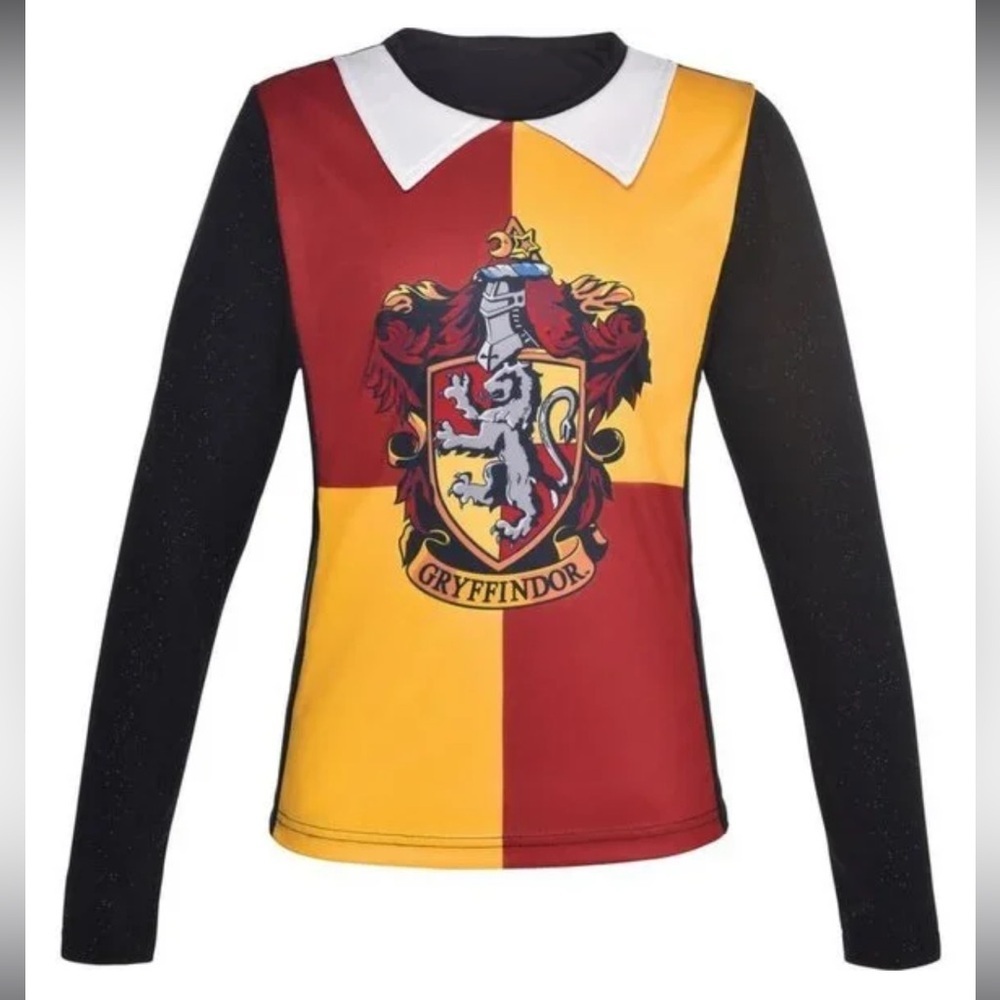 Harry Potter Gryffindor Long Sleeve Top Halloween Party Costume